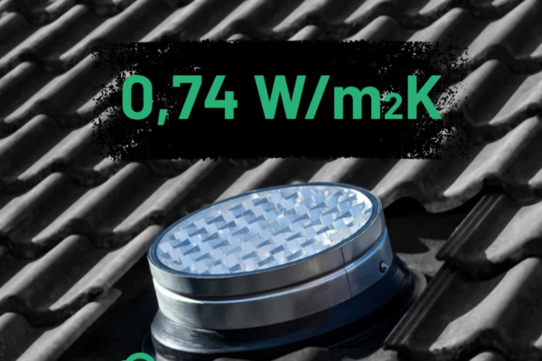 Uitzonderlijke isolatieprestaties daglichtbuis